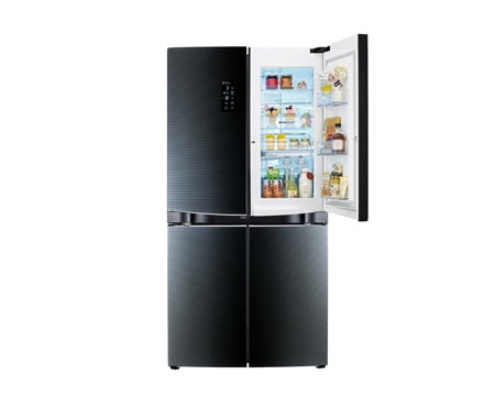 LG 36 Cu Ft 6Door French Door Refrigerator with Dual Door-In-Door™, GR-D36FBGHL, thumbnail 3